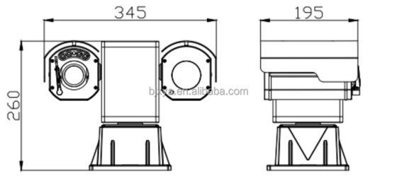 Nuclear Facility ±0.001° Accuracy EMC 4000V Industrial PTZ Camera OEM Supplier