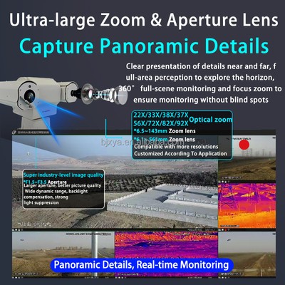High Quality Long Distance Thermal Imaging PTZ Camera Night Vision Long Range Ptz Camera