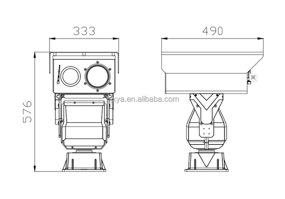 640x512 Thermal Fire Detection PTZ Camera ATEX Factory Direct