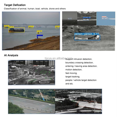 2MP IP PTZ Thermal Camera 92X Optical Zoom Wide-Angle High-Accuracy Long Range Night Vision SD Card Data Featuring CMOS Sensor