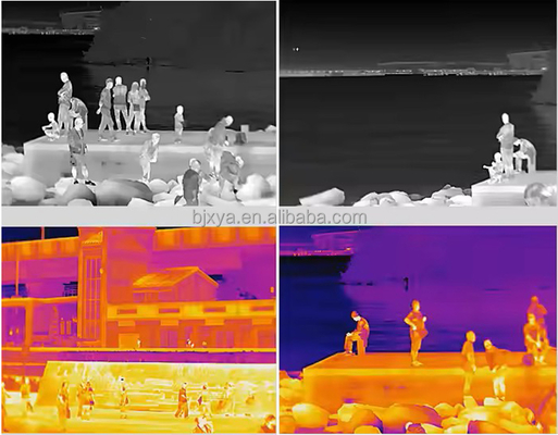 Outdoor IP Multispectral PTZ Security Thermal Camera With 1080 Resolution Night Vision Forest Fire Prevention