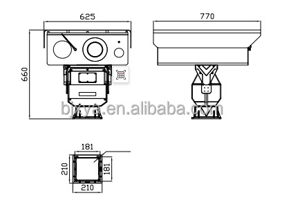 Maritime Surveillance Gyro-Stabilized IP66 DNV GL Certified Industrial PTZ Camera Supplier in China