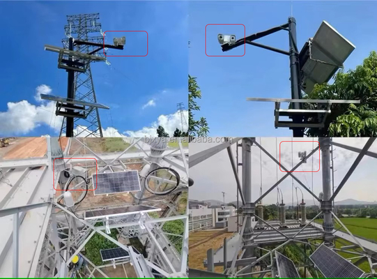 PTZ Thermal CMOS Infrared Night Vision Security Camera with Gyro Stabilization for Railway and Airport