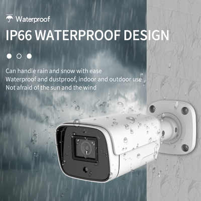 8Mp 4K Bullet Cctv Camera Outdoor Ip Security Cameras POE Power Supply, Night Vision, Motion Capture Network Camera