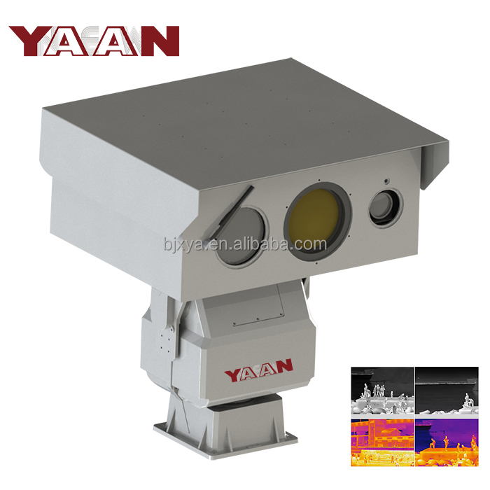 Outdoor IP Multispectral PTZ Security Thermal Camera With 1080 Resolution Night Vision Forest Fire Prevention