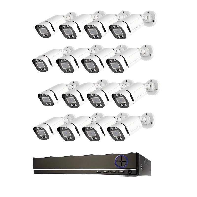 8Mp 4K Bullet Cctv Camera Outdoor Ip Security Cameras POE Power Supply, Night Vision, Motion Capture Network Camera