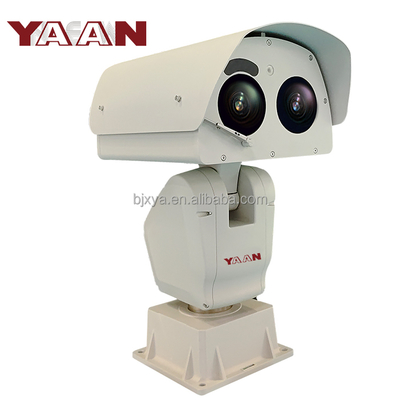 PTZ Thermal CMOS Infrared Night Vision Security Camera with Gyro Stabilization for Railway and Airport